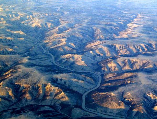 Sunrise over Mongolia