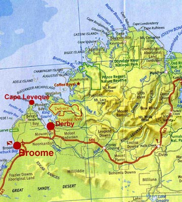 Map of Kimberley